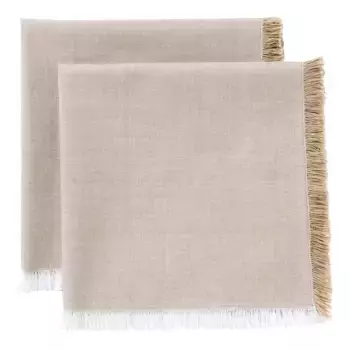 Набор из 2 экологически чистых хлопковых салфеток Chambre El Corte Ingls, поджаренный