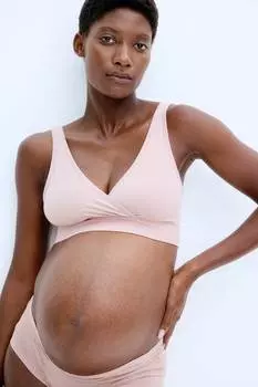 Набор из 2 бесшовных бюстгальтеров для кормления Mama H&M, мультиколор