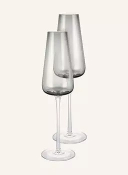 Набор из 2 бокалов для шампанского belo объем 200 мл. Blomus, серый