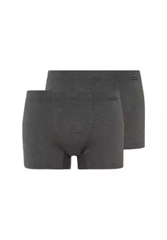 Набор из 2 боксеров в стиле ретро Cotton Essentials HANRO, цвет Coal Melange Herren