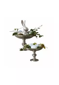 Набор из 2 чаш Helfa, античное серебро Loberon, antiksilber