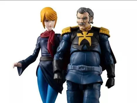 Набор из 2 фигурок Mobile Suit Gundam G.M.G. Principality of Zeon Ramba Ral & Crowley Hamon MEGAHOUSE