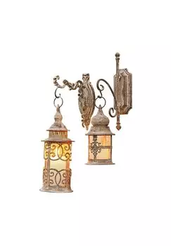 Набор из 2 фонарей Adlde античный кремовый Loberon, antikcreme