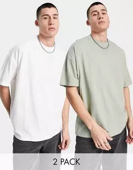 Набор из 2 футболок оверсайз ASOS DESIGN