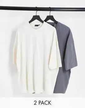 Набор из 2 футболок оверсайз ASOS DESIGN