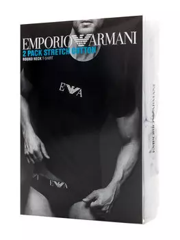 Набор из 2 футболок приталенного кроя Emporio Armani Underwear, белый