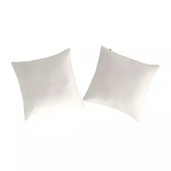 Набор из 2-х квадратных наволочек хлопок 144 нити однотонный Casual Naf Naf, бежевый