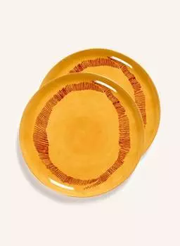 Набор из 2-х обеденных тарелок, диаметр: 26 см. Serax, желтый