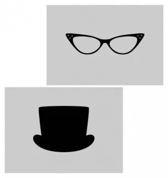 Набор из 2-х прямоугольных салфеток Dmora, 40x1x30 см, многоцветный