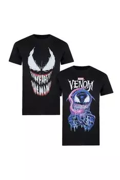 Набор из 2 хлопковых футболок Venom Marvel, мультиколор