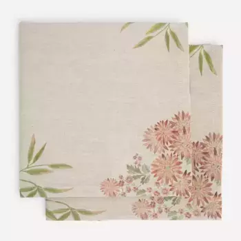 Набор из 2 хлопковых салфеток Kyoto El Corte Ingls, разноцветный