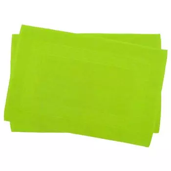 Набор из 2 ковриков для ванной Julie Julsen. Коврик для душа спиральный, яблочно-зеленый, 50 x 80 см.