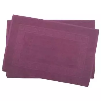 Набор из 2 ковриков для ванной Julie Julsen, коврик для душа спиральный, фиолетовый, 50 x 80 см, розовый