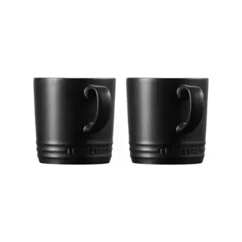 Набор из 2 кружек London Le Creuset, матовый черный
