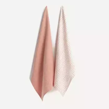 Набор из 2 кухонных полотенец из экологически чистого хлопкового твила Mast Room - El Corte Ingls, апельсин