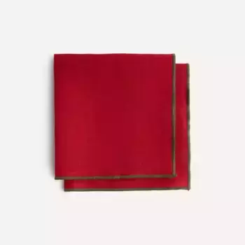 Набор из 2 льняных салфеток Net S El Corte Ingls, красный