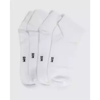 Набор из 2 мягких женских носков до щиколотки «Эффект второй кожи» Dim, белый