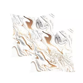 Набор из 2 наволочек, 45 см x 45 см, летние наволочки, наволочки из спандекса с мраморным принтом, мягкие квадратные современные наволочки для дивана, конференц-зала, дома/сада CANDeal, мультиколор