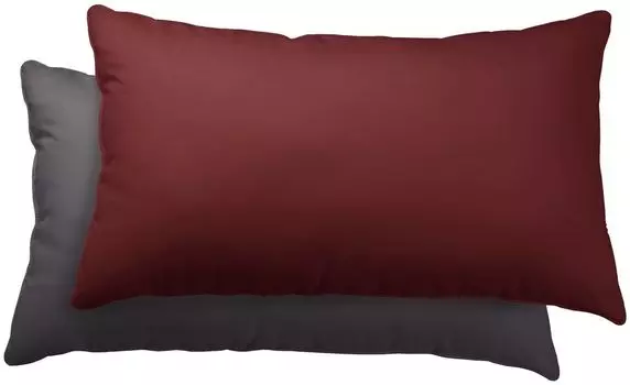 Набор из 2 наволочек наволочка наволочка 40х80см серая бордо микрофибра One-Home