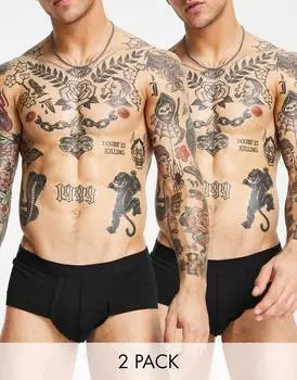 Набор из 2 неструктурированных коротких плавок ASOS DESIGN