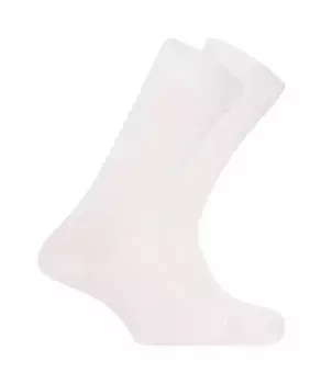 Набор из 2 пар мужских бамбуковых носков с анти-давящей манжетой цвета экрю Punto Blanco