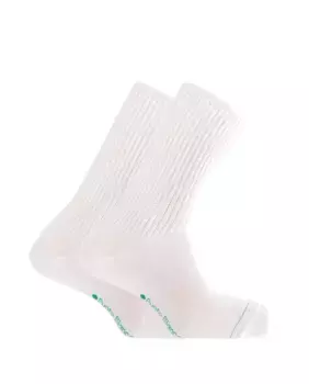 Набор из 2 пар мужских носков из бамбука и вискозы белого цвета Punto Blanco, белый