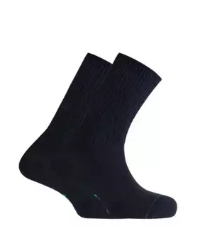 Набор из 2 пар мужских носков из бамбука и вискозы темно-синего цвета Punto Blanco