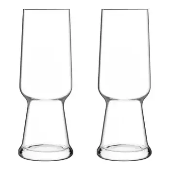 Набор из 2 пивных бокалов Pilsner Birrateque Luigi Bormioli, прозрачный