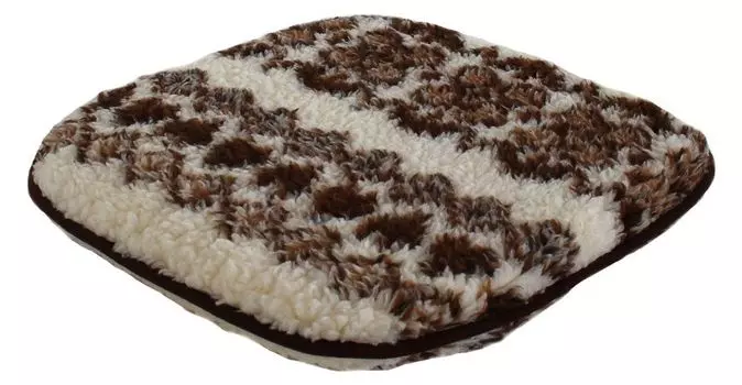 Набор из 2 подушек для сиденья, подушек для стула, подушек для стула, подушек для сидения, 40х40х8см. Adlatus, коричневый