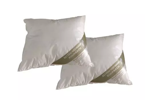 Набор из 2 подушек Hofmanns Basic для аллергиков, подушка для шеи 35х40, можно стирать, 150 г Betten Hofmann