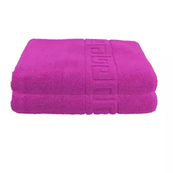 Набор из 2 полотенец для рук премиум-класса Julie Julsen Spiral, 900 г/м2 Полотенце Julie Julsen Цвет: розовый, Julie Julsen 900 г/м2 Размер: 60 x 100 см, фиолетовый