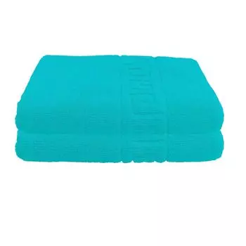 Набор из 2 полотенец для рук премиум-класса Julie Julsen, спираль, 900 г Полотенце Julie Julsen Цвет: бирюзовый, Julie Julsen 900 г Размер: 50 x 80 см