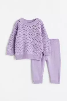 Набор из 2 предметов H&amp;M, светло-фиолетовый