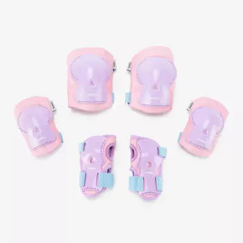 Набор из 2 предметов из 3 предметов - светло-фиолетовый Oxelo