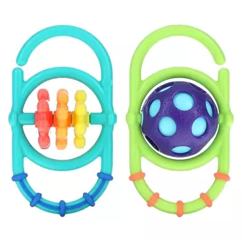 Набор из 2 предметов Sassy Inspire The Senses Linky Links для детей от 3 месяцев