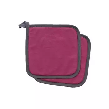 Набор из 2 прихваток из 100% хлопка, окрашенного в готовом виде, Панама - Колорадо Lisola Stone, цвет Rubino