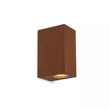 Набор из 2 промышленных настенных светильников Qazqa Country House, коричневый