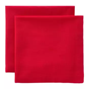 Набор из 2 салфеток Invit Basics El Corte Ingls, красный