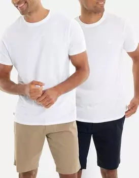 Набор из 2 шорт чинос Southsea Threadbare, темно-синий