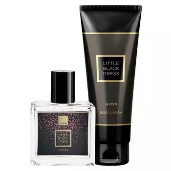 НАБОР ИЗ 2 СРЕДСТВ AVON LITTLE BLACK DRESS КОСМЕТИЧЕСКАЯ ВОДА 30 МЛ + БАЛЬЗАМ 125 МЛ