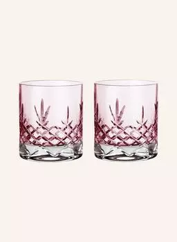 Набор из 2 стаканов хрустящий лоуболл цитрин, объём: 380 мл Frederik Bagger, розовый