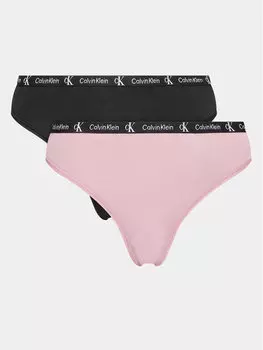 Набор из 2 стрингов Calvin Klein, мультиколор