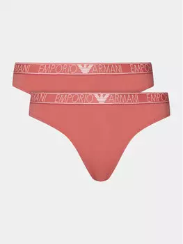 Набор из 2 стрингов Emporio Armani Underwear, розовый