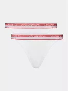 Набор из 2 стрингов Emporio Armani Underwear, белый