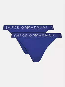 Набор из 2 стрингов Emporio Armani Underwear, синий