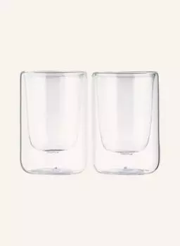 Набор из 2 термостаканов nero, объём: 250 мл. Blomus, прозрачный