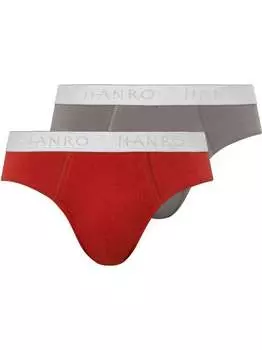 Набор из 2 трусов из хлопка первой необходимости. Hanro, мультиколор