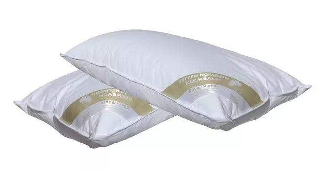 Набор из 2 волоконных подушек Hofmanns Basic для аллергиков 40x80 см, можно стирать, 450 г Betten Hofmann