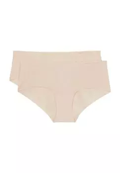 Набор из 2 женских трусов на бедрах с логотипом Marc O'Polo, цвет 0003 New Beige