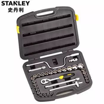 Набор из 32 предметов STANLEY-D, ключ с храповым механизмом, метрическая серия 12,5 мм, с большой головкой *94-693-22